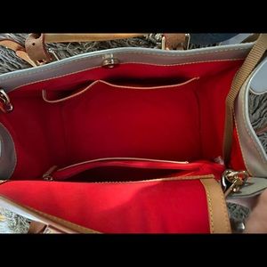 Dooney & Bourke hand + shoulder bag with attached wallet